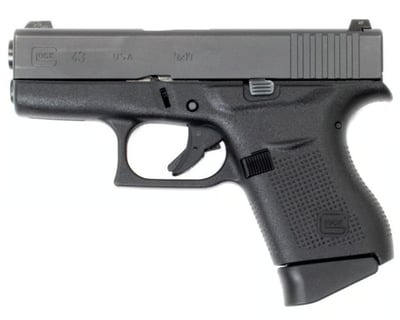 Glock G43 9mm 3.41" 6rd (LE TRADE-IN) - $323.99 