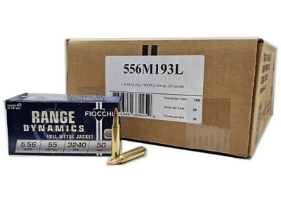  Fiocchi 5.56 NATO 55 Grain FMJ 1000rd - $368.6 w/Code EGGNOG + Free Shipping 