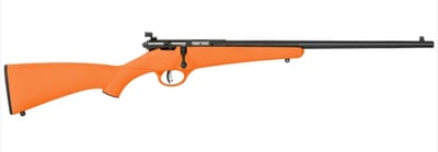 Savage Arms Rascal .22 LR 16.10" 1rd Youth Rifle, RH, Blued / Orange - $122.80