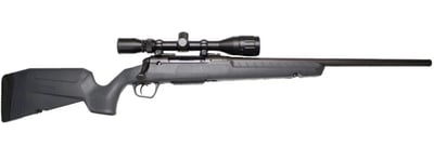 Savage AXIS II 350 Legend 22" Heavy Barrel 4rd Rifle w/ 4-12x40mm Scope, Black/Synthetic Gray Stock - $459.99 