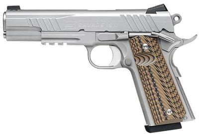 Savage 1911 Government 9mm Pistol with Stainless Finish and Rail - $699.99 (Free S/H on Firearms)