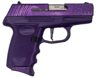SCCY DVG-1 9mm 3.1" 10+1 Metallic Purple/Purple - $149.99 
