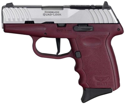 SCCY DVG-1 RDR 9mm 3.1" 10+1 SS/Crimson Red - $169.99 