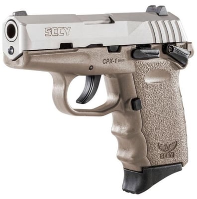 SCCY CPX-1 9mm Stainless FDE 2- 10 Round Magazines - $229