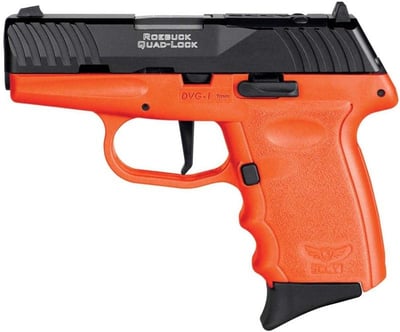 SCCY DVG-1 RDR 9mm 3.1" 10+1 Black/Orange - $169.99 