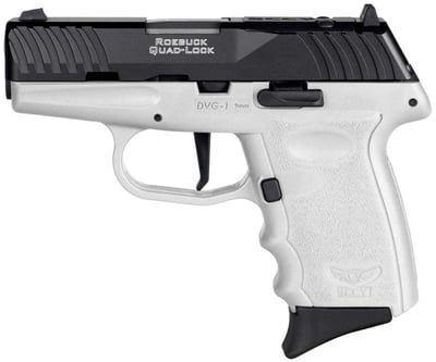 SCCY DVG-1 RDR 9mm 3.1" 10+1 Black/White - $169.99 