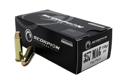 Scorpion Ammo .357 Magnum 158gr FP 50 Rounds - $22.99