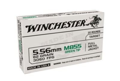 Winchester .223/5.56x45mm 62 Gr FMJ 500 Rounds Slight Blemish - $333.44 (Buyer’s Club price shown - all club orders over $49 ship FREE)