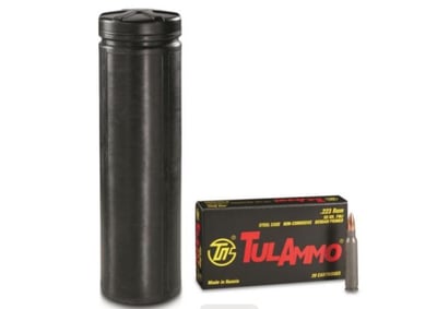 HQ ISSUE 12x46.5" Gun Burial Tube + 1,000 rds. of TulAmmo .223 Rem. 55-gr. FMJ Ammo - $531.99 (Buyer’s Club price shown - all club orders over $49 ship FREE)