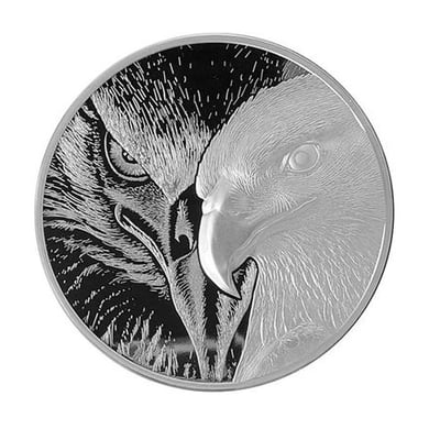 10 oz Majestic Eagle Incuse High Relief Silver Round - $499.99 (Free S/H over $99)