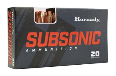 Hornady Subsonic .450 Bushmaster Sub-X HP 395 Grain 20 Rounds - $25.45 (Buyer’s Club price shown - all club orders over $49 ship FREE)