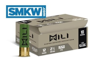 Mili 12 Gauge 2.75" 1oz Rifled Slug 10 Rounds - $12.99