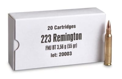 PPU Rifle Line .223 Rem FMJBT 55 Grain 20 Rounds - $8.54 (Buyer’s Club price shown - all club orders over $49 ship FREE)