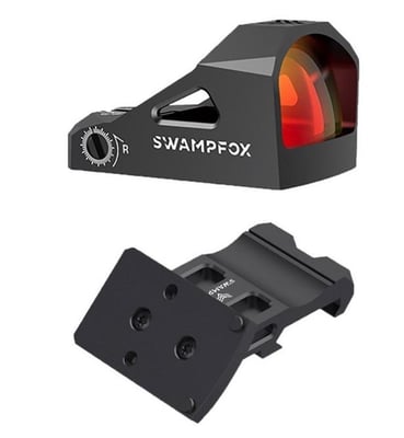 SWAMPFOX OPTICS REBEL 45 Offset Dot Sight Mount & Liberty Red Dot - $224.99 after code "TAG" (Free S/H over $99)