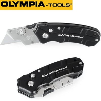 Olympia Tools Turbofold Utility Knife with FIVE Blades - $6.49 delivered w/code "OTUK35"