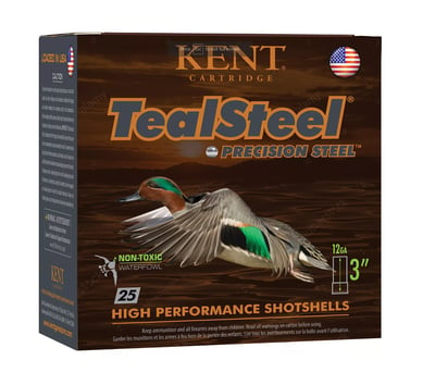 Kent Cartridge TealSteel Waterfowl Shotshells - #5 - 250 Rounds - 129.99$ (Free Shipping over $50)