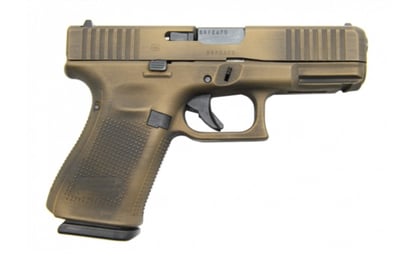Glock 19 Gen5 4" 9mm Pistol, Battleworn Burnt Bronze 15rd - PA195S204-BBBW - $699.99