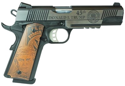 SDS Imports Trump 1911 Duty Stainless .45 ACP 5" Barrel 8-Rounds Custom Engraving - $606.99