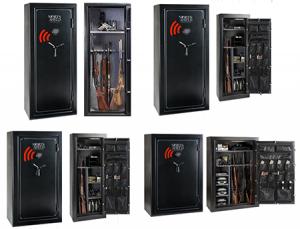 Sports Afield 4PACK SA 4 Pack Gun Safes Black