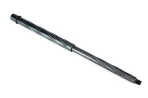 NBS AR-15 Barrel, 18 4150 Black Nitride Heavy Barrel, Spiral Fluted, .223 Wylde, Mid Length Gas System w/ 1:8 Twist 000000003463