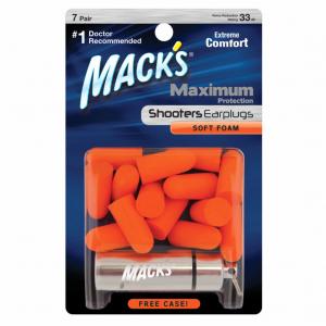 Mack's Shooters Maximum Protection Soft Foam Ear Plugs, 7-Pack 209505