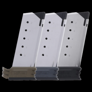 Springfield Armory XD-S .45 ACP 6-Round Magazine with X-Tension Sleeves 1 & 2