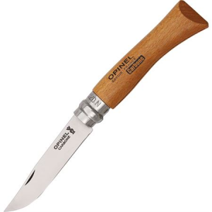 Opinel 13070 VRN7 Folding Pocket Knife with Beechwood Handle