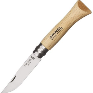 Opinel Knives 23060 VRI No 6 Folding Pocket Knife with Beechwood Handle