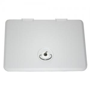 Sure-Seal 13" x 24" Access Hatch, Locking, Polar White 316192