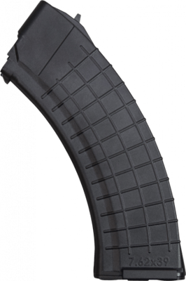 Gen III Polish 30rd AK47 Waffle Pattern Magazine, 7.62x39, Black Lexan By Pioneer Arms Radom Poland WAF-MAG-GEN3