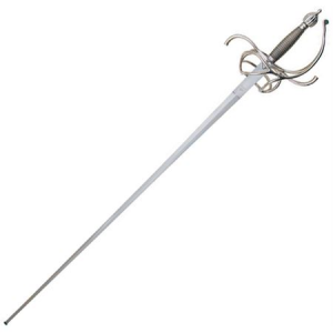 Paul Chen Swords 1099 Blunt Tip Practical Rapier Sword with Wire Wrapped Handle 000000040983