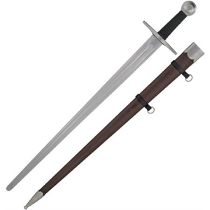 Paul Chen 2046 Practical Knightly Sword with Black Leather Handle 000000042253