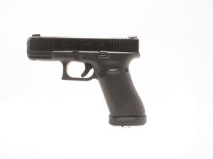 Glock 45 9mm Pistol, 1 Mag, Box, Johnny Glocks Trigger, Magwell, Ameriglo Night Sights Used