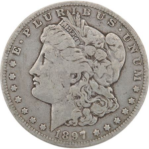 Silver Dollar USA3 Pre 1921 Morgan U.S. Silver Dollar