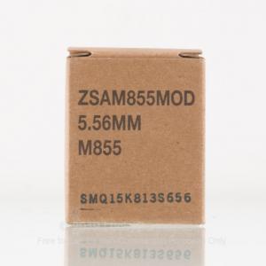 5.56x45mm - 62 Grain FMJ - M855 - Federal - 25 Rounds 000000085525