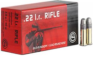 GECO 254040050 22LR Lead Round Nose Rifle 40GR 50 Box/100 Case 000000088448