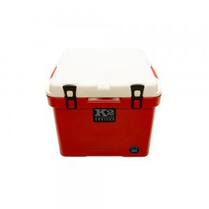 K2 Summit 30 Quart Cooler, Red Base and White Lid 000000130203