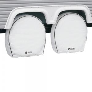 Classic Accessories OverDrive Deluxe RV Wheel Cover, Wheels 21" - 24" Diameter, 8.25" Tire Width White 000000138700