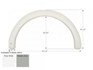 Coachmen Concord Single Axle Fender Skirt FS1982 - Polar White 000000140223