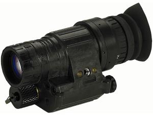 N-Vision PVS-14 Night Vision Monocular, Gen 3, Level 3 White Phosphor Thin Filmed with J-Arm Adapter and Soft Carry Case - 718194