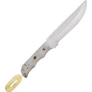 Knife Blanks 7718 Bowie Blade Knife with Brass Guard