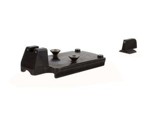 Trijicon 1911 RMR Mount w/Integrated Night Sight Set Black Front/Black Rear Outline - 971985