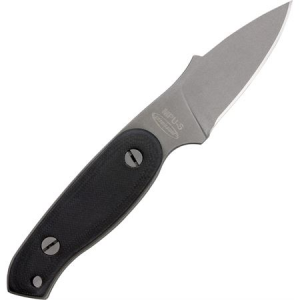 Mission Knives 0817 MPU-A2 Tool Steel Blade Knife with Black G-10 Onlay Handle
