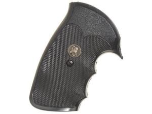 Pachmayr Gripper Grips with Finger Grooves Colt Python Rubber Black - 146524