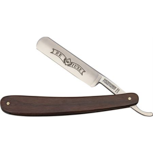 Timor Knives M552 Straight Razor with Rich Grain Rosewood Handle