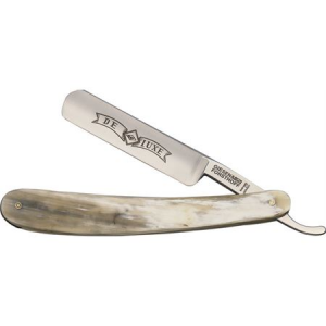 Timor Knives M570 Straight Razor with Horn Handle