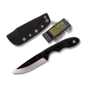 TOPS Mini Scandi Knife Green 000000221573