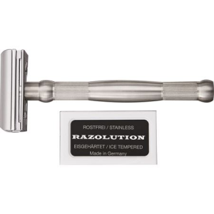 Razolution 87500 4 Edge Safety Stainless Razor with Paracord GLO Wrapped Handle 000000229081
