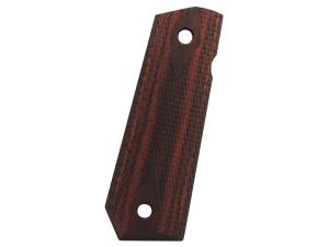 Ed Brown Grips Bobtail 1911 Government, Commander Double Diamond Checkered Laminate Brown - 381944