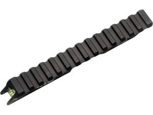 Area 419 Improved 1-Piece Picatinny-StyleScope Base 11mm Dovetail Adapter Integrated Bubble Level Matte - 857460